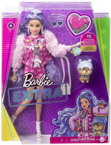 Кукла Barbie EXSTRA - с лилава коса / Mattel
