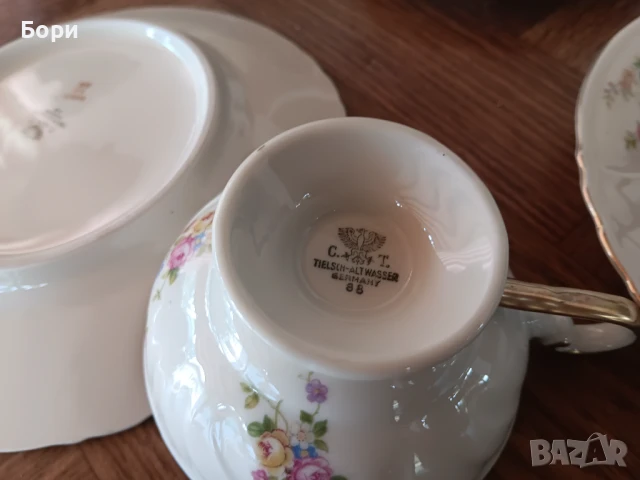 Порцелан Bavaria Edelstein Maria Theresia, снимка 4 - Сервизи - 51407241
