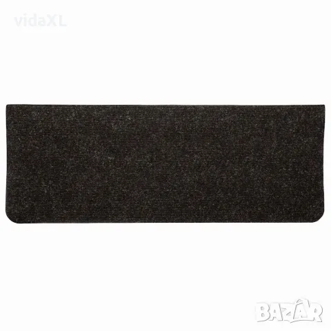 vidaXL Самозалепващи стелки за стълби, 15 бр, 65x24,5x3,5 см, антрацит, снимка 6 - Изтривалки - 56147152