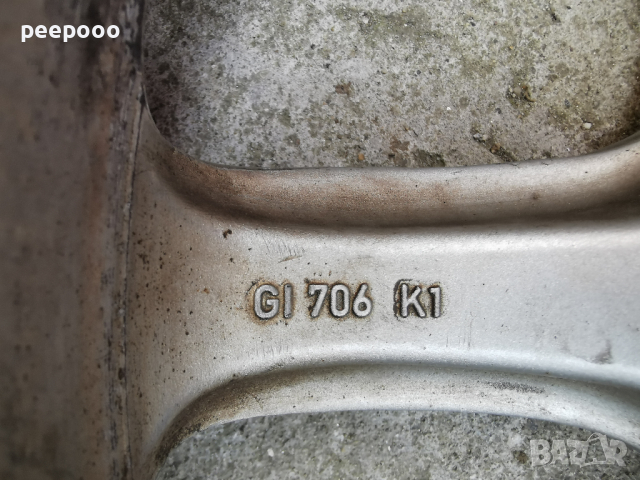 Оригинални немски алуминиеви джанти с гуми 225/55/16 за Audi A3/Golf6/7, снимка 7 - Гуми и джанти - 44634553