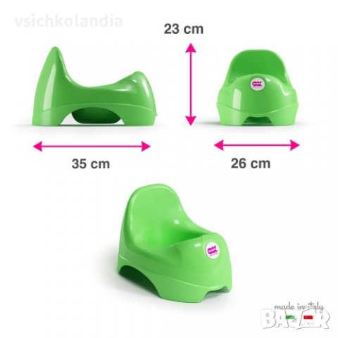 Нови бебешки гърнета OKBABY Relax с ергономична седалка (код продукт 321), снимка 2 - За банята - 39302611