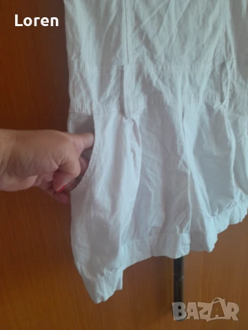 *Elina*Бял гащеризон с розички, снимка 5 - Гащеризони - 50928116