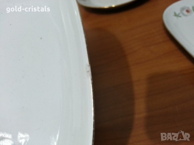 Стар български порцелан чинии, снимка 5 - Антикварни и старинни предмети - 36006524