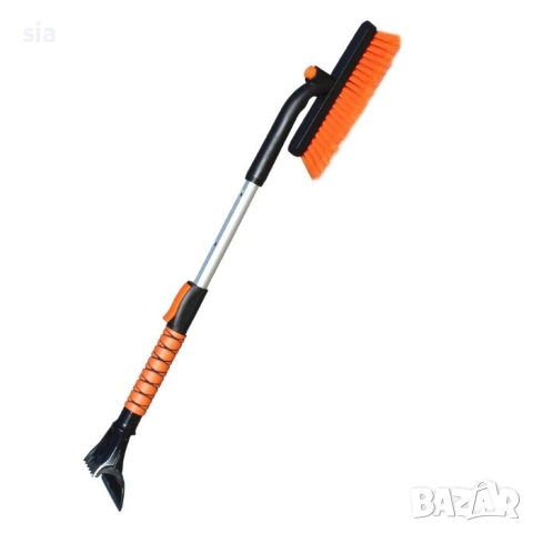 Четка за сняг и лед, Стъргалка с регулируема дръжка