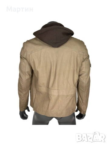 Коженo яке - HUGO BOSS - естествена кожа, снимка 4 - Якета - 53683871