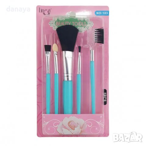 3428 Комплект четки за грим, 5 броя