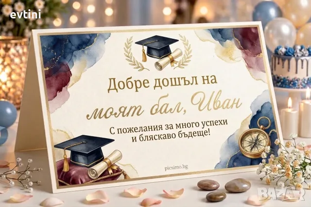 Персонализирана табелка за маса с име на гост, снимка 5 - Картини - 56134839