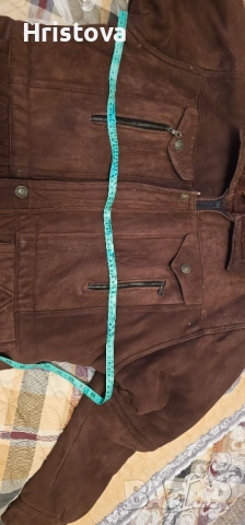 Мъжко палто агнешка кожа, снимка 5 - Палта - 53099624