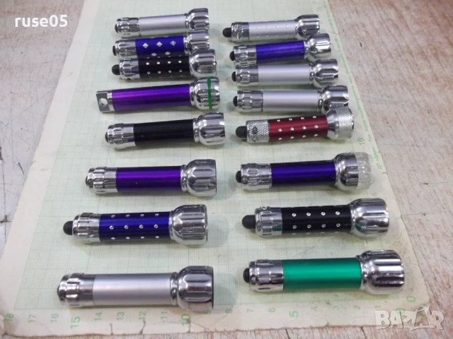 Лот от 16 Фенерчета с 7 LED диода работещи, снимка 3 - Други - 50841881