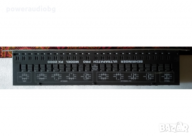 Продавам висококачествен пaч -  Behringer Ultrapatch Pro PX 2000 Multi-functional 48-point Patchbay , снимка 2 - Ресийвъри, усилватели, смесителни пултове - 36082105