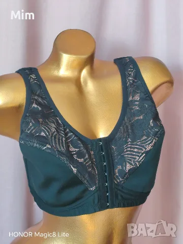 2XL Черен сутиен с предно закопчаване, снимка 5 - Бельо - 56264567