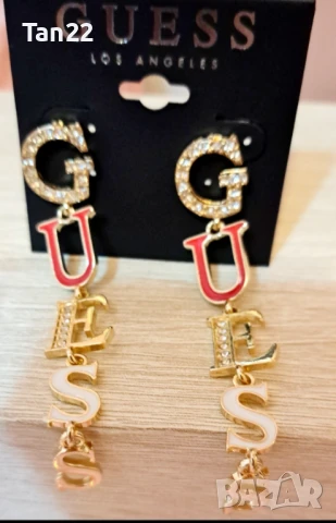 Маркови висящи обици, снимка 2 - Обеци - 50505028