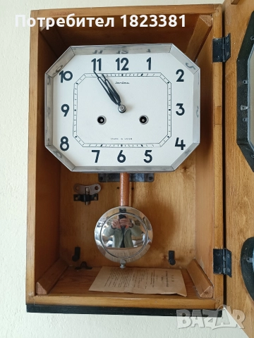 Старинен стенен часовник , снимка 7 - Антикварни и старинни предмети - 52841799