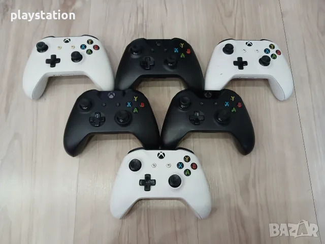 Оригинални Безжични Джойстици за Xbox One / Series S и X • Черни и Бели • Перфектни!