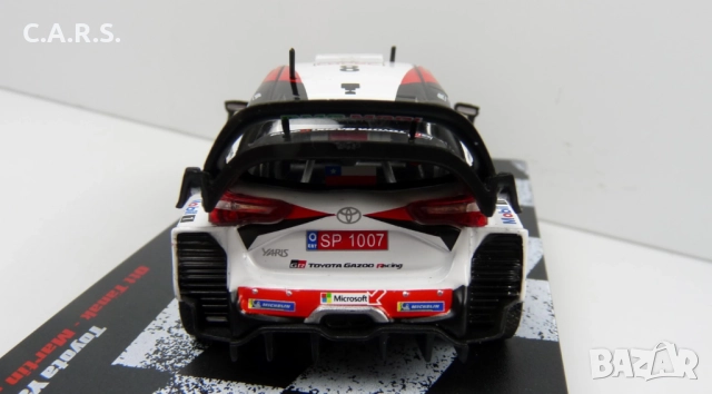 Метална количка Toyota Yaris WRC - Мащаб 1:43, снимка 5 - Колекции - 52321301