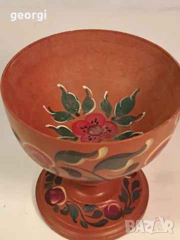 дървена чаша бокал 24/4, снимка 3 - Чаши - 49537834