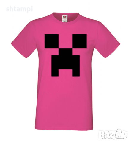 Мъжка тениска Creeper Face 1,майнкрафт Minecraft,Игра,Забавление,подарък,Изненада,Рожден Ден., снимка 14 - Тениски - 36466954