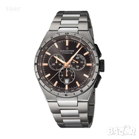 Часовник Candino titanium нов Швейцарски сапфир кристал c4603 swiss, снимка 1