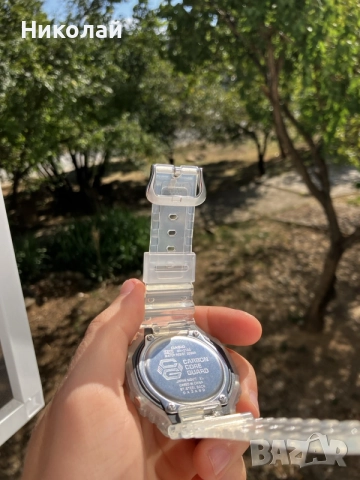 Casio G-Shock GA 2100 1A2ER + чисто нова каишка от GA 2100 SKE-7A Часовник Касио Г Шок ГА 2100, снимка 5 - Мъжки - 56132067