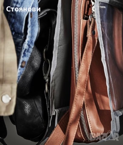 Икеа Висящ органайзер за чанти, тъмно сив, 39x93 см, снимка 5 - Закачалки - 41839902