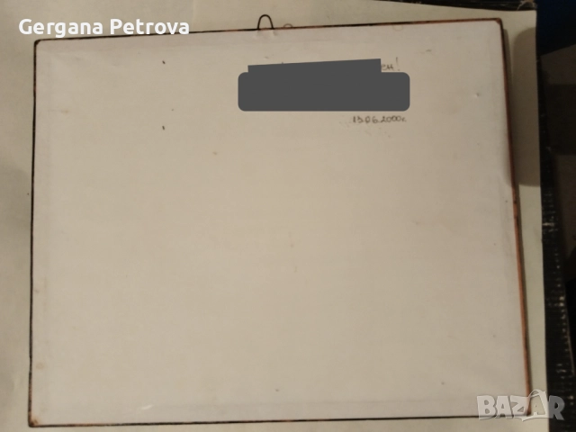 Картина Стария Пловдив графика (туш, водни бои) Колев 2000 г , снимка 4 - Картини - 52151301