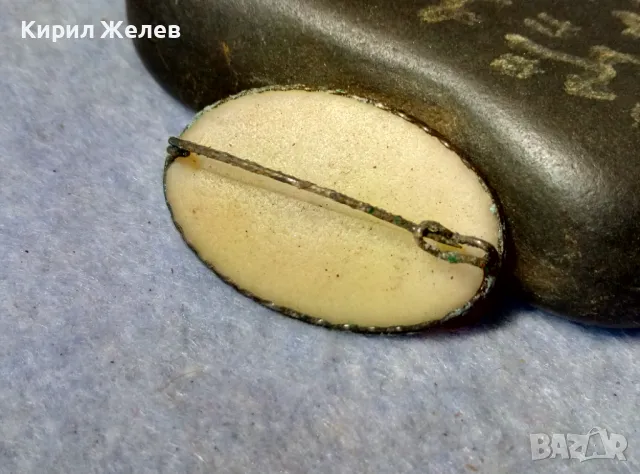 СТАРИННО ФЛОРАЛНО БИЖУ БРОШКА с РОЗИ ХУДОЖЕСТВЕНА РЪЧНА ИЗРАБОТКА 48879, снимка 5 - Антикварни и старинни предмети - 48842347