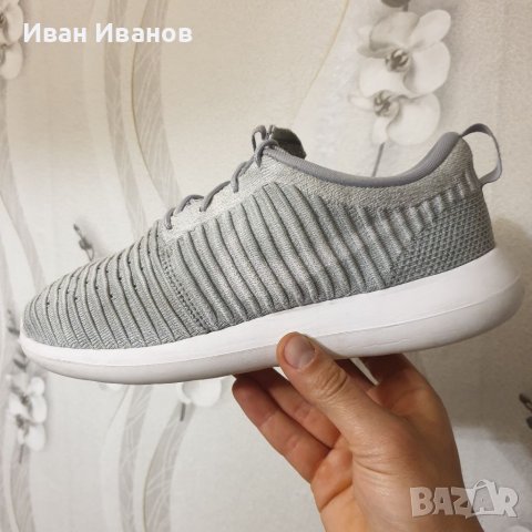 маратонки  NIKE ROSHE TWO FLYKNIT "WOLF GREY" номер 44-44,5, снимка 12 - Маратонки - 40283132