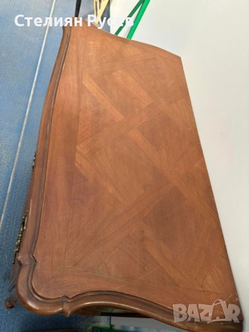 шкаф / скрин с 3 чекмеджета  от масивно дърво (дърворезба) 100/100см -цена 204 лв -100см височина , , снимка 4 - Шкафове - 44423364