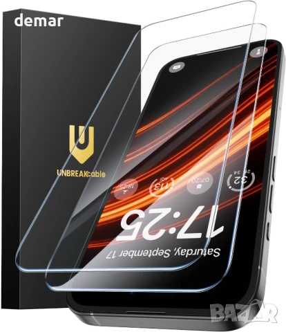 UNBREAKcable Протектор за екран с антирефлексно покритие за iPhone 16 Pro Max [2 броя]