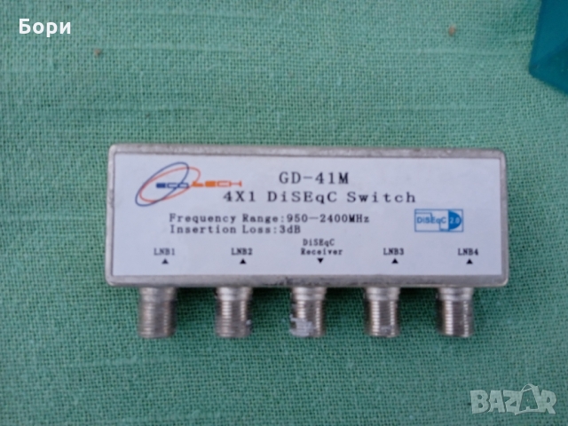 4x1 Disegc switch GD 41 M, снимка 1 - Приемници и антени - 36089547