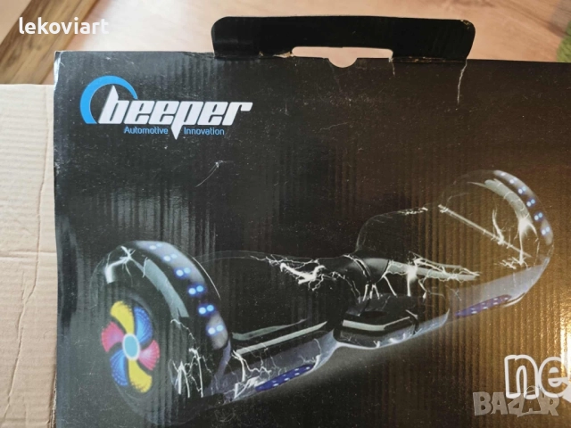 Нов електрически Hoverboard с LED светлини, снимка 4 - Скейтборд, ховърборд, уейвборд - 52354846