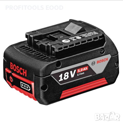 Акумулаторна батерия Bosch Li-Ion за електроинструменти 18 V, 5 Ah, GBA 18V 5.0Ah