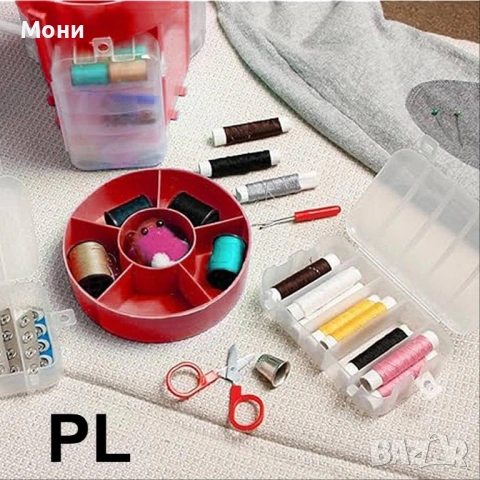 Компактна шевна машина с педал и адаптер + сет за шиене 200 части  Описание:   Практичен комплект за, снимка 2 - Други - 53008024