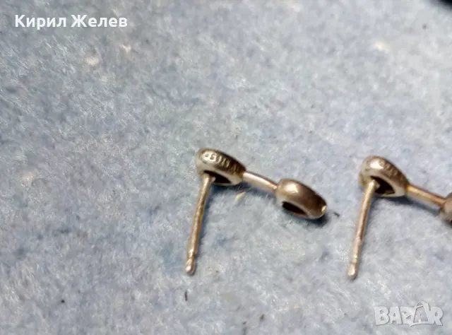 PANDORA СЪРЦЕВИДНИ СРЕБЪРНИ ОБЕЦИ ПАНДОРА СРЕБРО S925 ALE с ЦИРКОНИ и ЕМАЙЛ 48579, снимка 9 - Обеци - 49144419