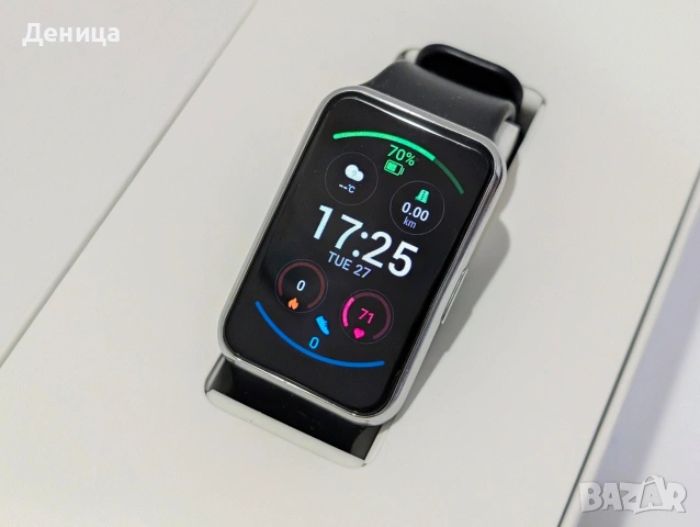 Huawei Watch Fit Elegant - пълен комплект + 2 нови каишки, снимка 2 - Смарт гривни - 53249259