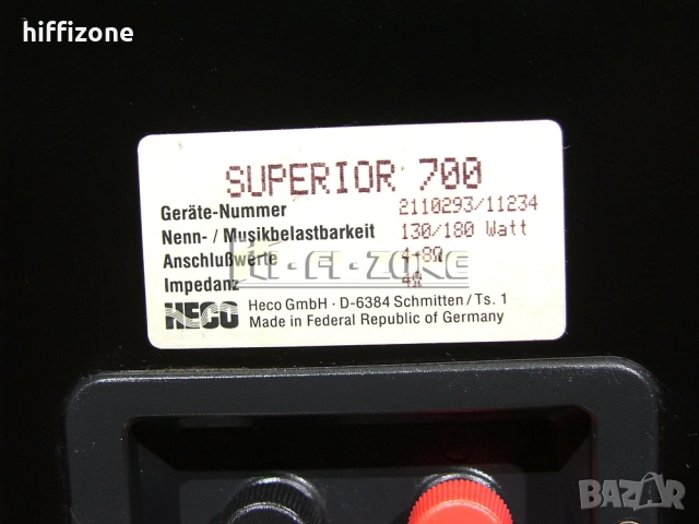  Heco superior 700 /1 Тонколони , снимка 12 - Тонколони - 52935206
