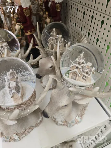 коледни преспапиета с елен, снимка 4 - Декорация за дома - 48068743