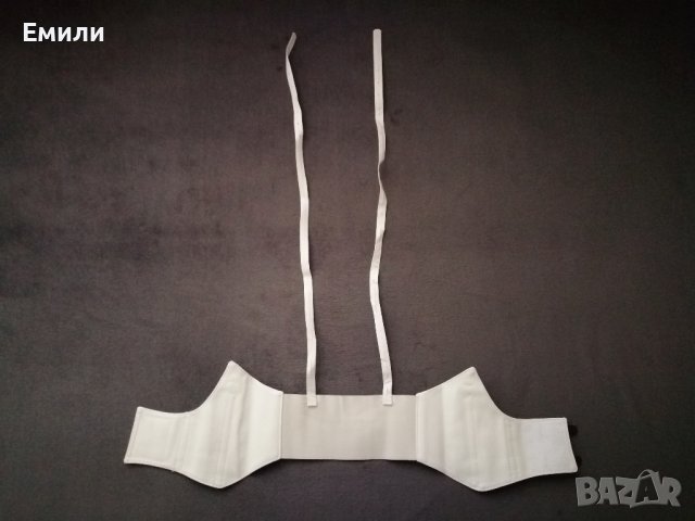 Бял кожен корсет колан р-р XS, S, M, снимка 11 - Корсети, бюстиета, топове - 38966945