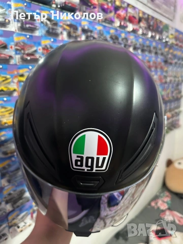 AGV K1 S / РАЗМЕР М / Black Matt / Мото Каска / Fullface, снимка 5 - Аксесоари и консумативи - 53488208