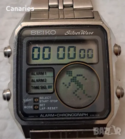 Стар часовник Seiko " Big Running Men " , снимка 2 - Мъжки - 47948330
