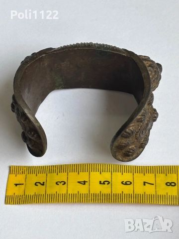 Възрожденска гривна рогатка, снимка 6 - Антикварни и старинни предмети - 51744749