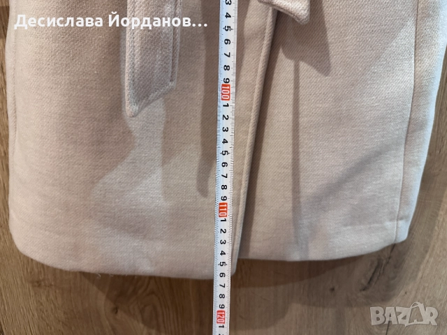 Бяло дамско палто, снимка 4 - Палта, манта - 52297195