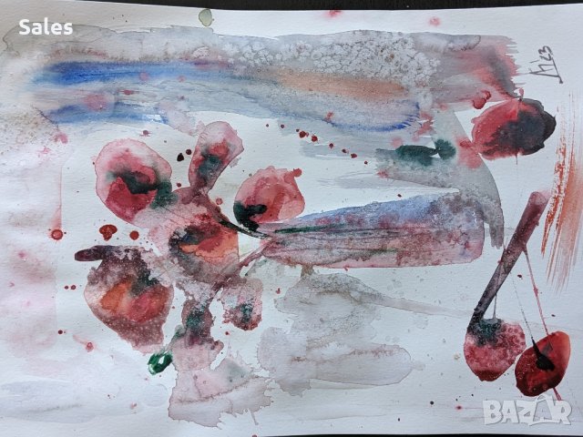Картини акварел, снимка 15 - Картини - 41121405
