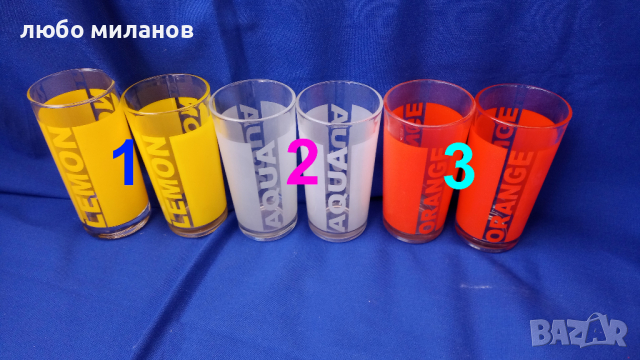 Чаши за безалкохолно, цветни – 6 бр, снимка 6 - Чаши - 44825472