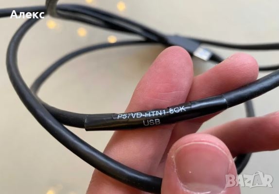 Оригинален кабел за принтер Dell P57VD USB 3 Type A to USB Type B, снимка 2 - Кабели и адаптери - 36089769