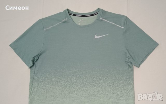 Nike DRI-FIT Breathe Tee оригинална тениска L Найк спортна фланелка, снимка 2 - Спортни дрехи, екипи - 42504293