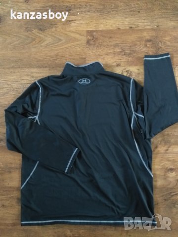 Under Armour Coldgear 1/4 Zip - страхотна мъжка блуза ХЛ, снимка 9 - Спортни дрехи, екипи - 42081286