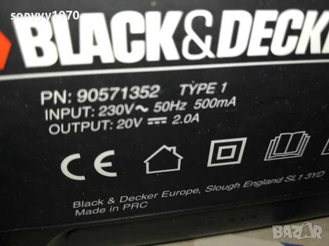 BLACK DECKER LITHIUM BATTERY CHARGER-ВНОС FRANCE 2210231723, снимка 7 - Винтоверти - 42675244