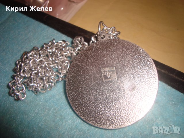 СТРЕЛЕЦ метален СРЕБРИСТ АРТ МЕДАЛЬОН на СБХ БЪЛГАРИЯ с ВЕРИЖКА РЯДЪК 25864, снимка 7 - Колиета, медальони, синджири - 34806299