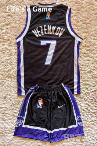 Детско - юношески баскетболен екип Сакраменто Кингс Везенков Sacramento Kings Vezenkov , снимка 2 - Детски комплекти - 44924397